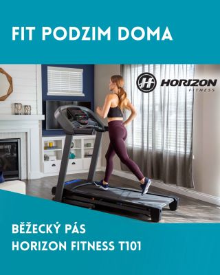 🏃‍♂️✨Rozběhni to doma naplno! Běžecký pás Horizon Fitness T101 je ideální volbou pro začátečníky i mírně pokročilé –...